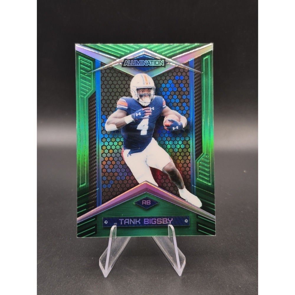 2023 Wild Card Tank Bigsby ABC-104 Green Rainbow Foil /10 Rookie SP 9/10